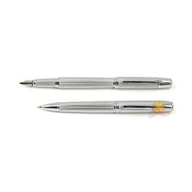 Steelpen 800-21DT Mercury Gümüş Dolma-Tükenmez Kalem Seti