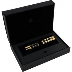 Steelpen 800-42 Serra Siyah Dolma-Tükenmez Kalem Seti