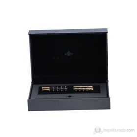 Steelpen 800-42 Serra Siyah Dolma-Tükenmez Kalem Seti