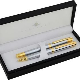 Steelpen 800-4TV Serra Altın Krom Tükenmez-Versatil Kalem Seti
