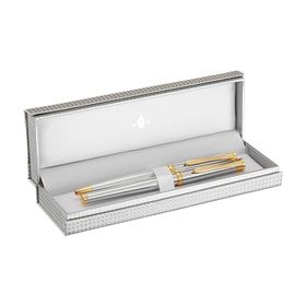 Steelpen 813 Lemans Altın Krom Roller-Tükenmez Kalem Seti