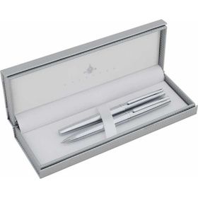 Steelpen 8132 Krom Dolma-Tükenmez Kalem Seti