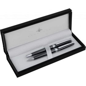 Steelpen 8134 Slim Siyah Dolma-Tükenmez Kalem Seti