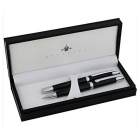 Steelpen 8139 Slim Siyah Dolma-Tükenmez Kalem Seti