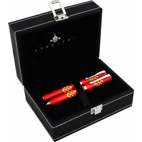 Steelpen 8602 Lake Kırmızı Dolma-Tükenmez Kalem Seti
