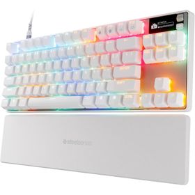SteelSeries Apex Pro TKL Gen 3 Beyaz RGB OmniPoint Switch Kablolu/Kablosuz Mekanik Gaming Klavye