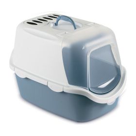 Stefanplast Cathy Easy Clean 56x40x40 cm Mavi Kedi Tuvaleti