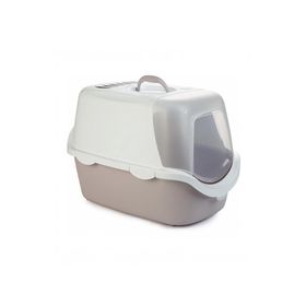 Stefanplast Cathy Pembe 40x40x56 cm Kapalı Kedi Tuvaleti