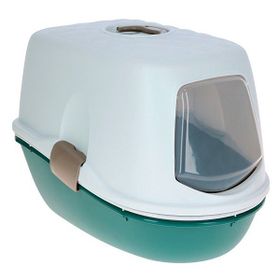 Stefanplast Furba Top Chic 58.5x39.4x42 cm Beyaz Yeşil Kedi Tuvaleti