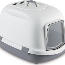 Stefanplast Super Queen Beyaz-Gri 55x71x46 cm Kedi Tuvaleti