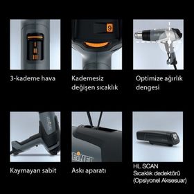Steinel HG 2120 E SET Sıcak Hava Tabancası