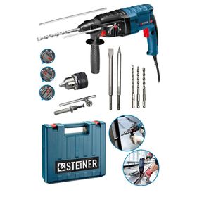 Steiner Alman 4000 W Profesyonel Kırıcı Delici 5 Adet Uç Darbeli Matkap