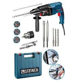 Steiner Alman 4000 W Profesyonel Kırıcı Delici Hilti 5 Adet Uç Darbeli Matkap