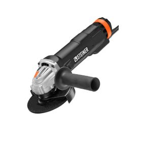 Steiner Alman Metal Şanzıman Bakır Sargı Avuç Içi Taşlama 125 mm 5 Disk 4200 W Sarı Demir Kesme Makinesi