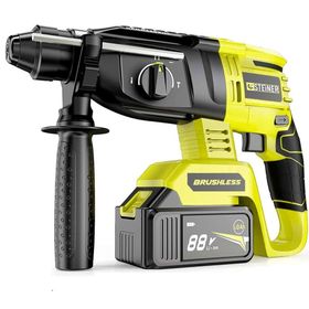 Steiner ST0518R215400173 Alman 88 V 5 Ah Kömürsüz Motorlu Çift Akülü Kırıcı Delici Hilti Darbeli Matkap
