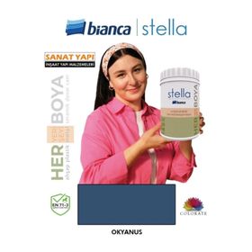 Stella 1 lt Okyanus Su Bazlı Saf Akrilik Boya