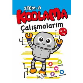 STEM-A 3-4 Yaş Kodlama Çalışmalarım - Kukla Yayınları
