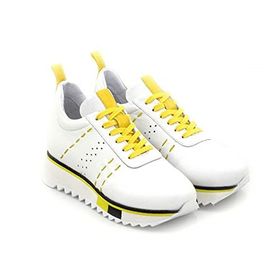 Step By Step 011-20212 Hakiki Deri Sarı Kadın Spor Ayakkabı