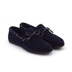 Step By Step 024-20221 Laci Süet Hakiki Deri Erkek Loafer Ayakkabı