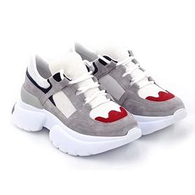 Step By Step 050-20219 Hakiki Deri Beyaz Kadın Spor Ayakkabı