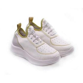 Step By Step 077-20204 Hakiki Deri Sarı Kadın Spor Ayakkabı