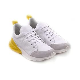 Step By Step 077-20500 Sarı Hakiki Deri Erkek Spor Ayakkabı