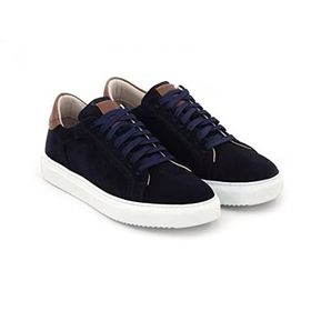 Step By Step 081-20099 Lacivert Süet Hakiki Deri Erkek Spor Ayakkabı