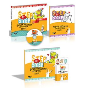 Step By Step English Preschool Practice Book Set - D. Arzu Kaptan S. Müge Akgün