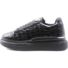 Step More 2801 Siyah Crocco Kadın Günlük Ayakkabı