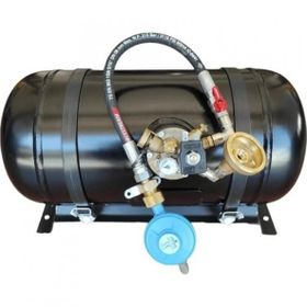 Step Yatay 22 Litre Kullanıma Hazır Set Karavan LPG Tankı