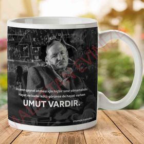 Stephen Hawking Umut Vardır Baskılı Kupa