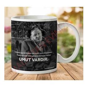 Stephen Hawking Umut Vardır Baskılı Kupa