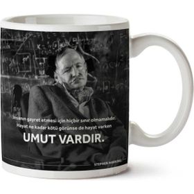 Stephen Hawking Umut Vardır Baskılı Kupa