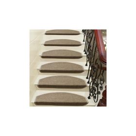 Stepmat Açık Kahve Kendinden Yapışkanlı Merdiven Basamak Paspası Halısı