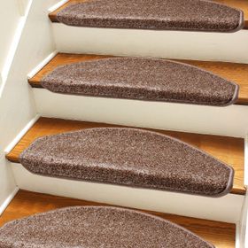 Stepmat Açık Kahve Kendinden Yapışkanlı Merdiven Basamak Paspası Halısı