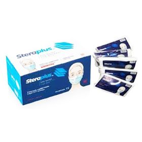 Steraplus 5x10'lu Ultrasonik 3 Katlı Telli Maske