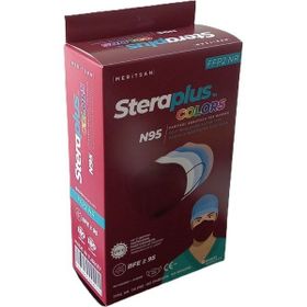 Steraplus Bordo FFP2 5 Katmanlı Telli N95 10'lu Maske