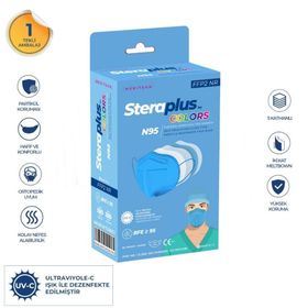 Steraplus FFP2 5 Katmanlı Telli N95 Maske
