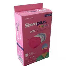 Steraplus Pembe FFP2 5 Katmanlı Telli N95 10'lu Maske
