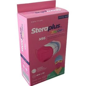 Steraplus Pembe FFP2 5 Katmanlı Telli N95 10'lu Maske