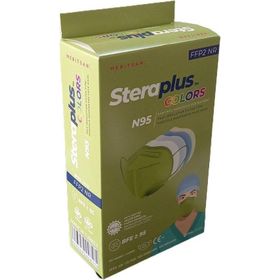 Steraplus Yeşil FFP2 5 Katmanlı Telli N95 10'lu Maske