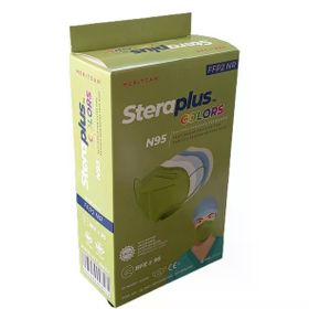 Steraplus Yeşil FFP2 5 Katmanlı Telli N95 10'lu Maske