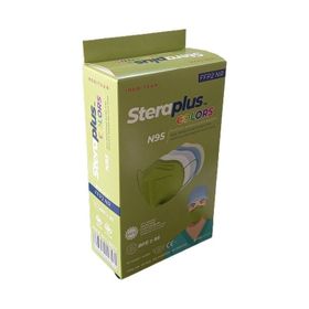 Steraplus Yeşil FFP2 5 Katmanlı Telli N95 10'lu Maske