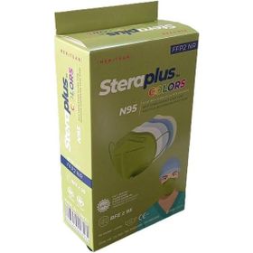 Steraplus Yeşil FFP2 5 Katmanlı Telli N95 10'lu Maske
