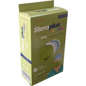 Steraplus Yeşil FFP2 5 Katmanlı Telli N95 10'lu Maske