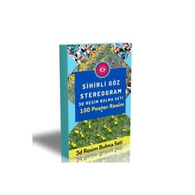 Stereogram Zeka Geliştirme Seti 150 Poster Resim Enine Boyuna Eğitim