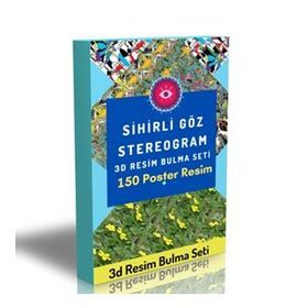 Stereogram Zeka Geliştirme Seti 150 Poster Resim Enine Boyuna Eğitim