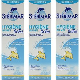 Sterimar Baby 3x100 ml Deniz Suyu Burun Spreyi