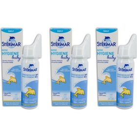 Sterimar Baby 50 ml 3 Adet Deniz Suyu Burun Spreyi