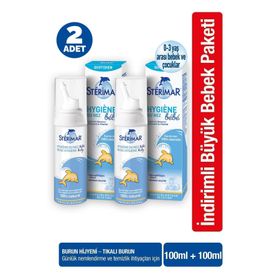 Sterimar Nose Hygiene Bebe 100 ml 2 Adet Burun Spreyi